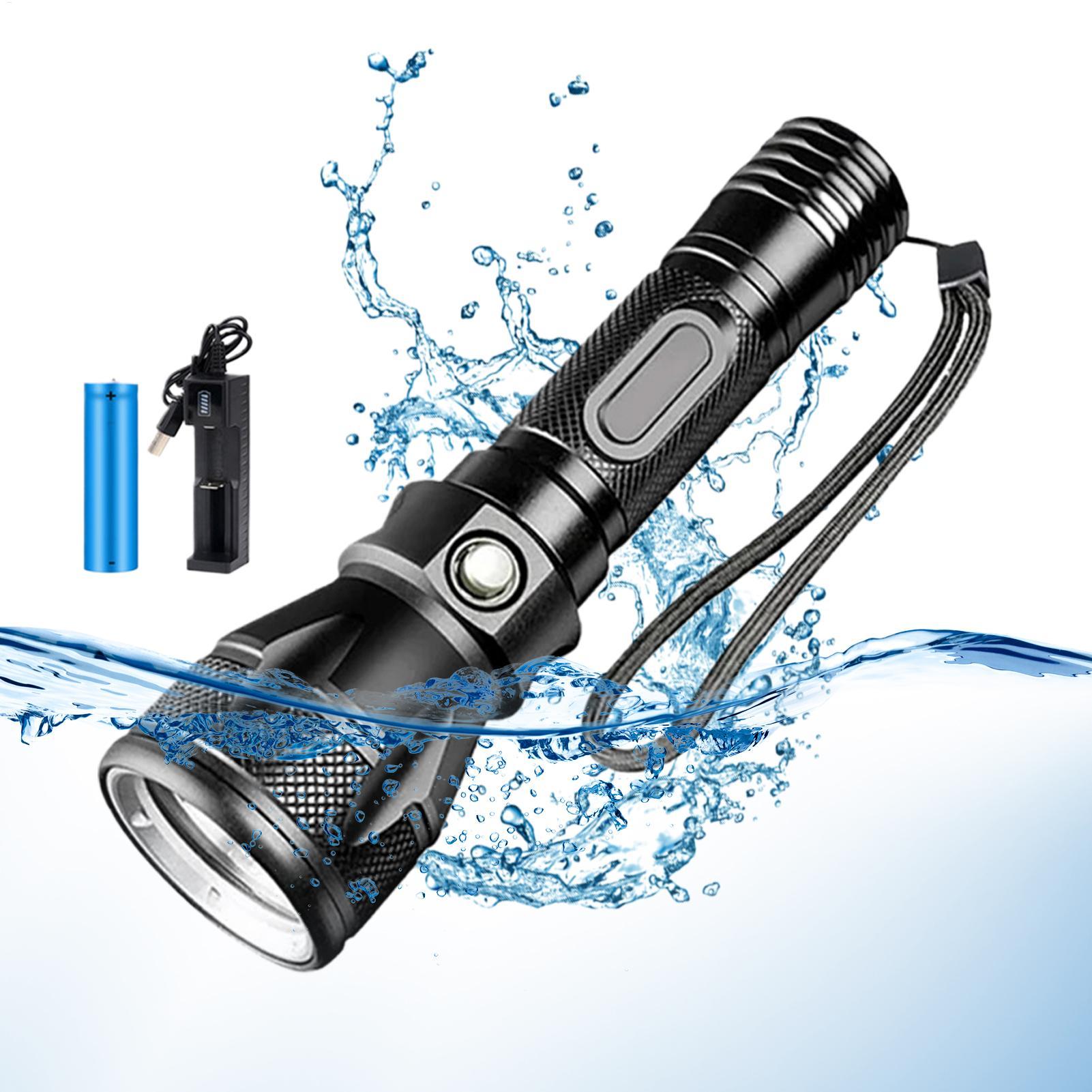 Outdoor Power Reno - 3-Mode Powerful Rechargeable Waterproof LED Diving