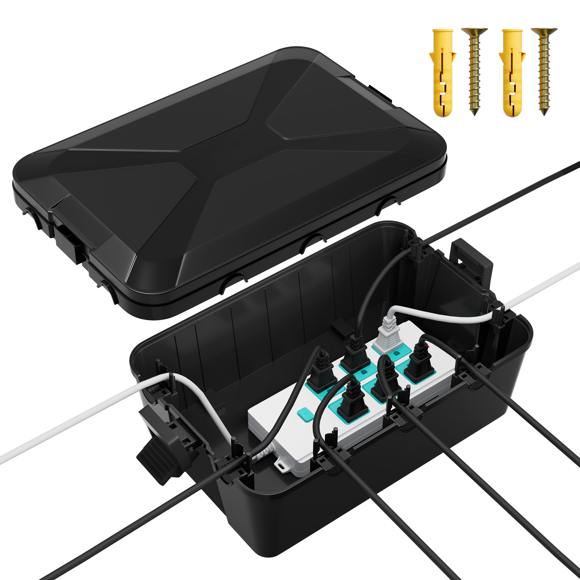 Outdoor Power Outlet Box - Outdoor Electrical Box 13x8x5 Large Outdoor