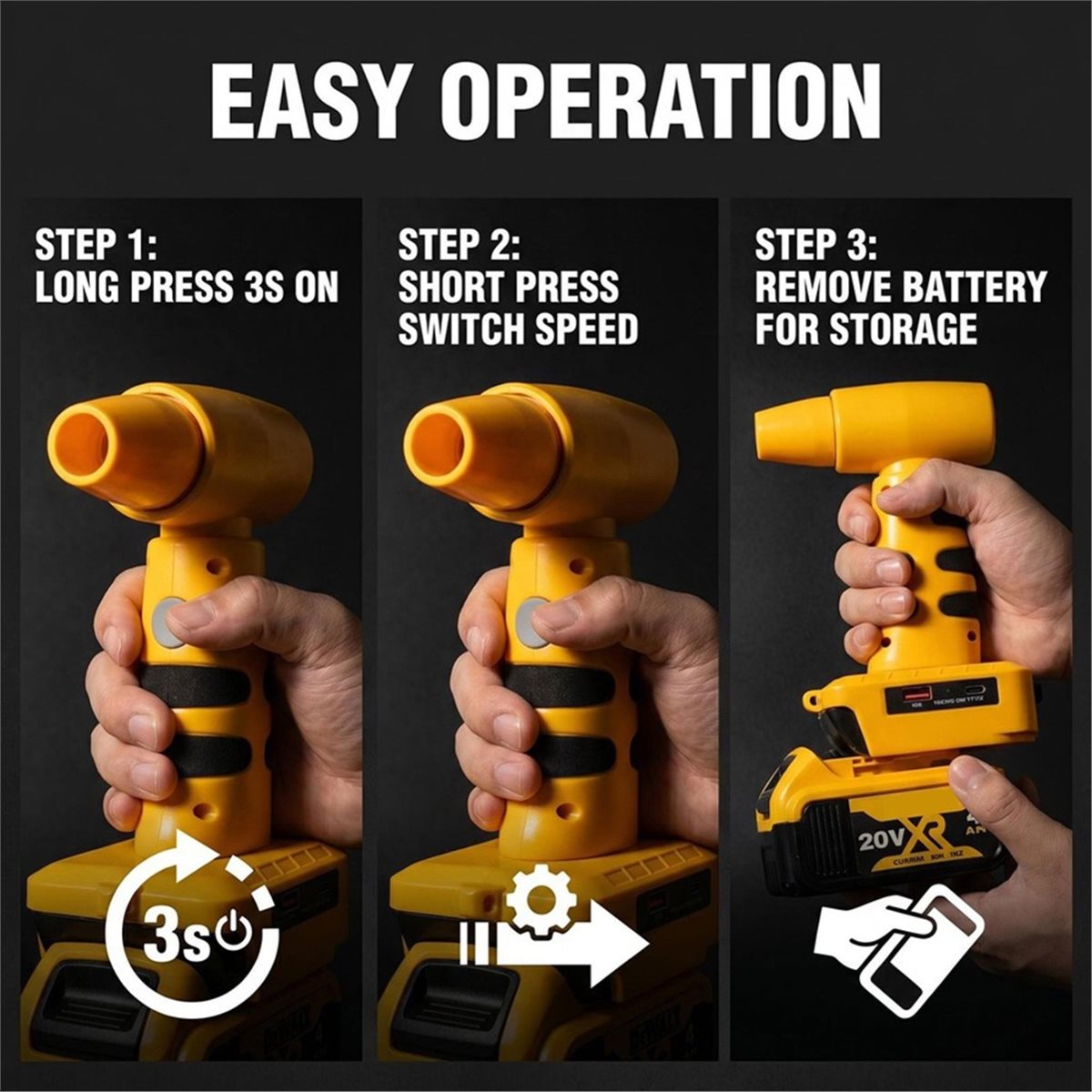 (A25M) New 140,000rpm/Min Cord - đánh giá và giá Leaf Blower Cordless