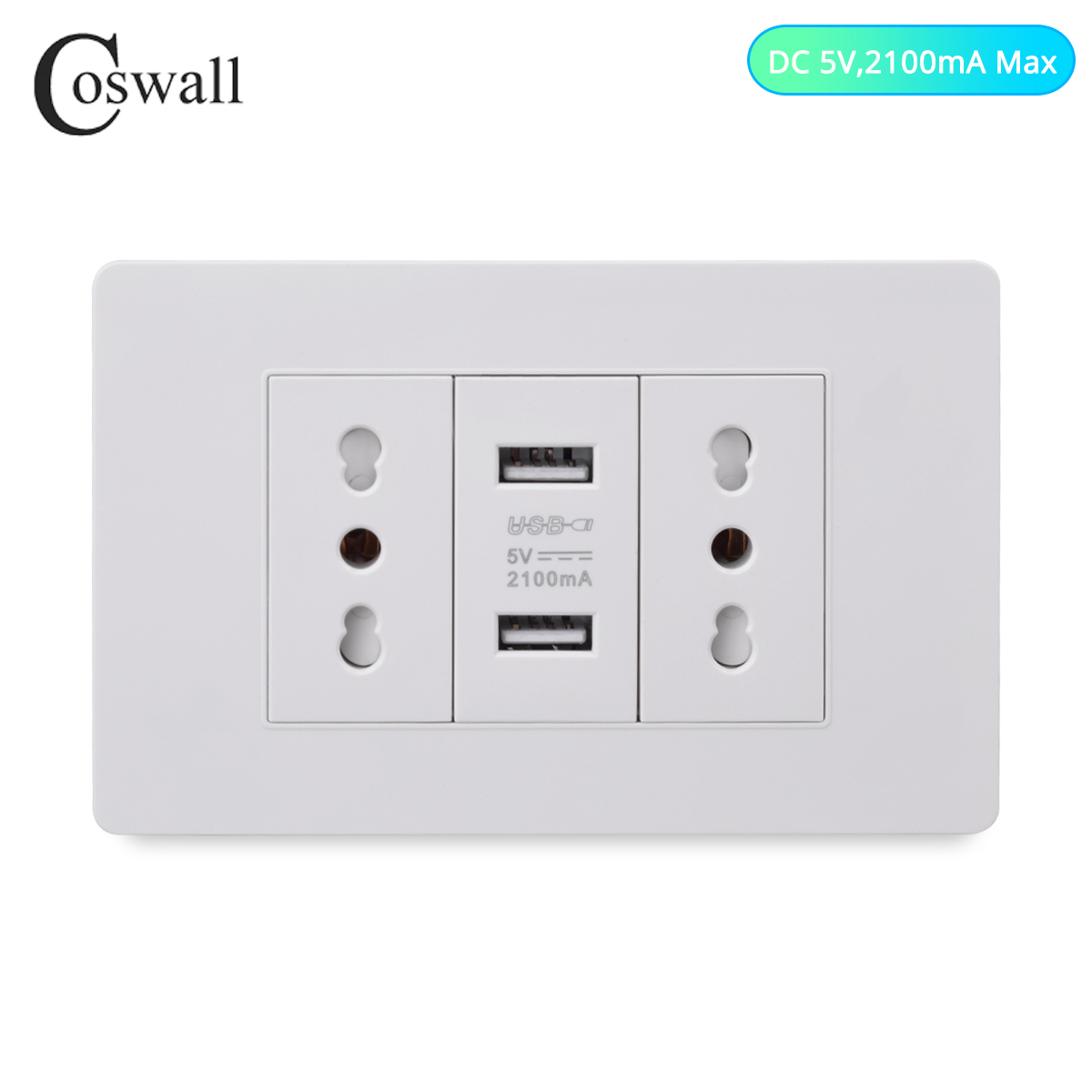 Coswall White 118 Series PC Pa - đánh giá và giá Outdoor Power Outlet
