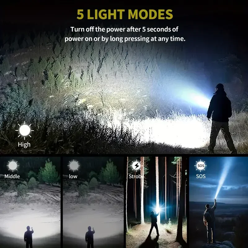 Bright Zoomable Flashlight w/  - đánh giá và giá Outdoor Powerbank