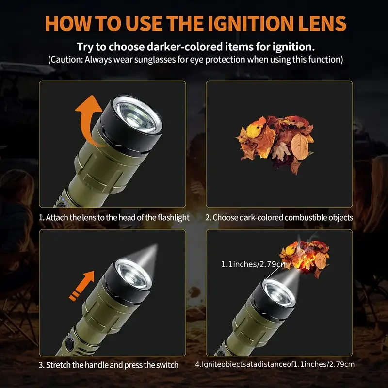 Bright Zoomable Flashlight w/  - đánh giá và giá Outdoor Powerbank
