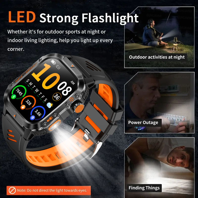 2025 New Military Smart Watch  - đánh giá và giá Outdoor Power Meter Box