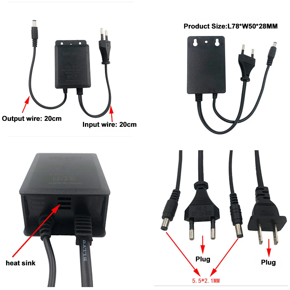 Outdoor AC 100-240V Input DC 1 - đánh giá và giá Outdoor Power Supply 12V