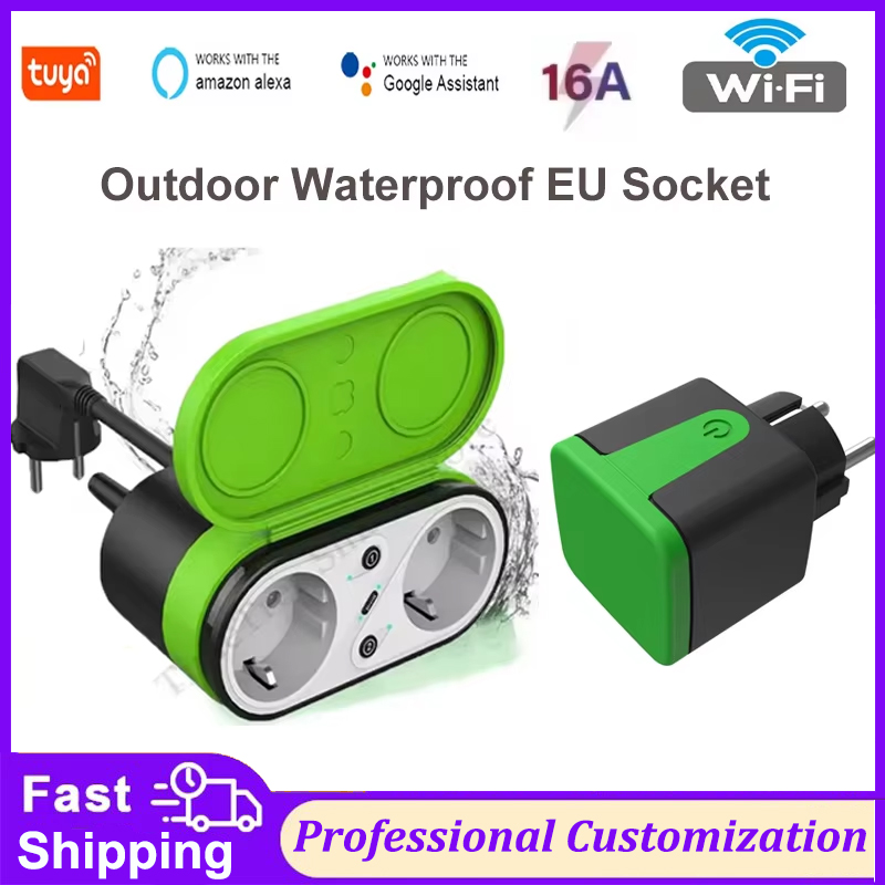 Tuya EU 16A Wifi Smart Outdoor - đánh giá và giá Outdoor Power Outlet