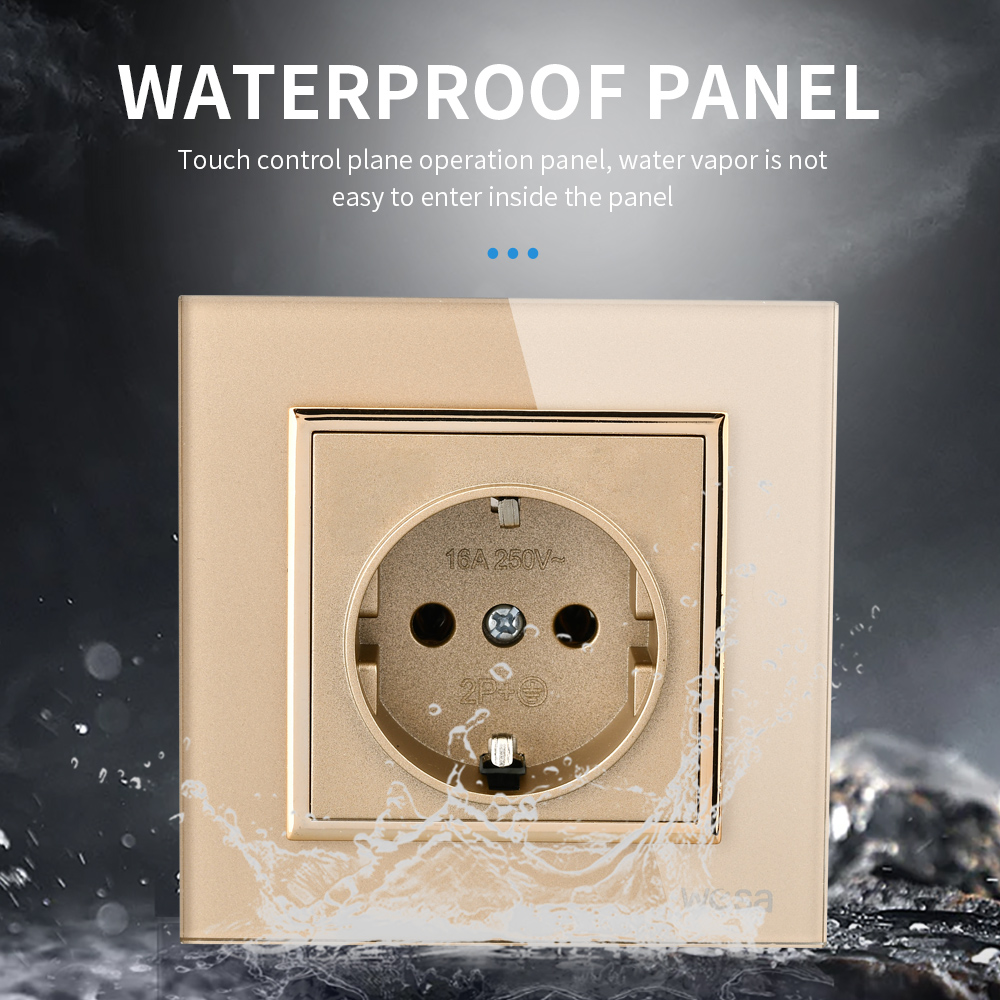 WESA Crystal Tempered Glass Pa - đánh giá và giá Outdoor Power Outlet