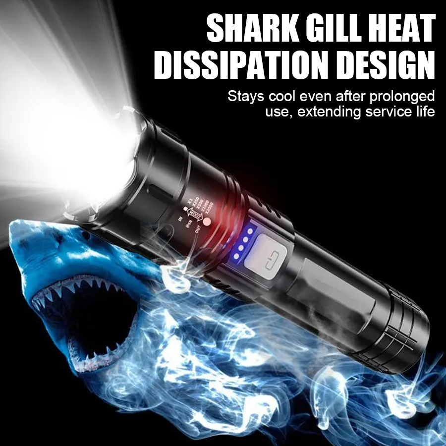 High Power P50 LED Flashlight  - đánh giá và giá Outdoor Power Reno
