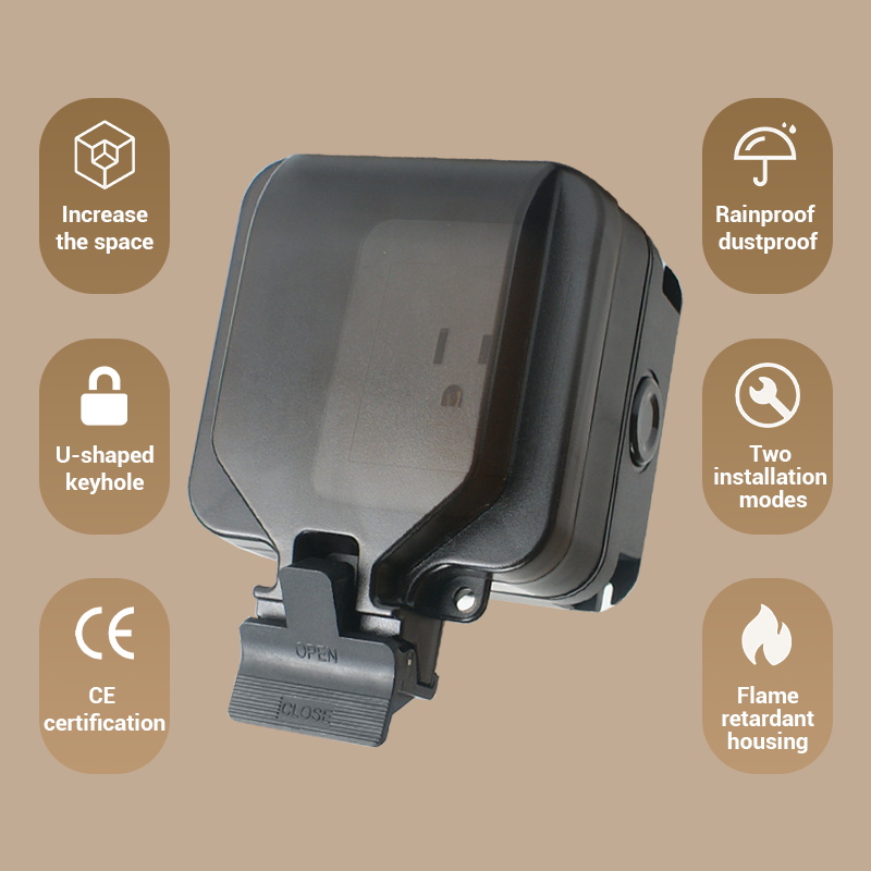Avoir IP66 Wall Waterproof Soc - đánh giá và giá Outdoor Power Outlet