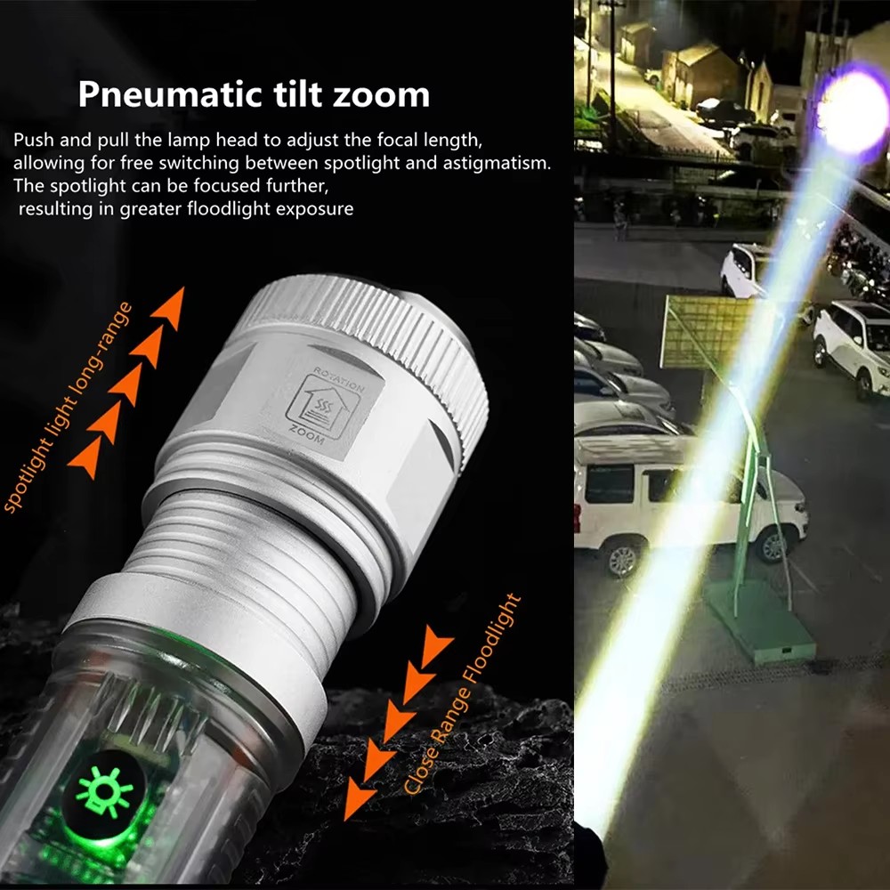 Powerful LED Flashlight With S - đánh giá và giá Outdoor Power Reno