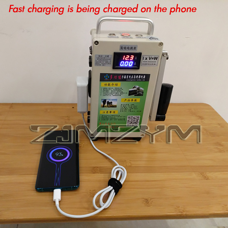 Hand Cranked Generator Power B - đánh giá và giá Outdoor Power Supply 12V