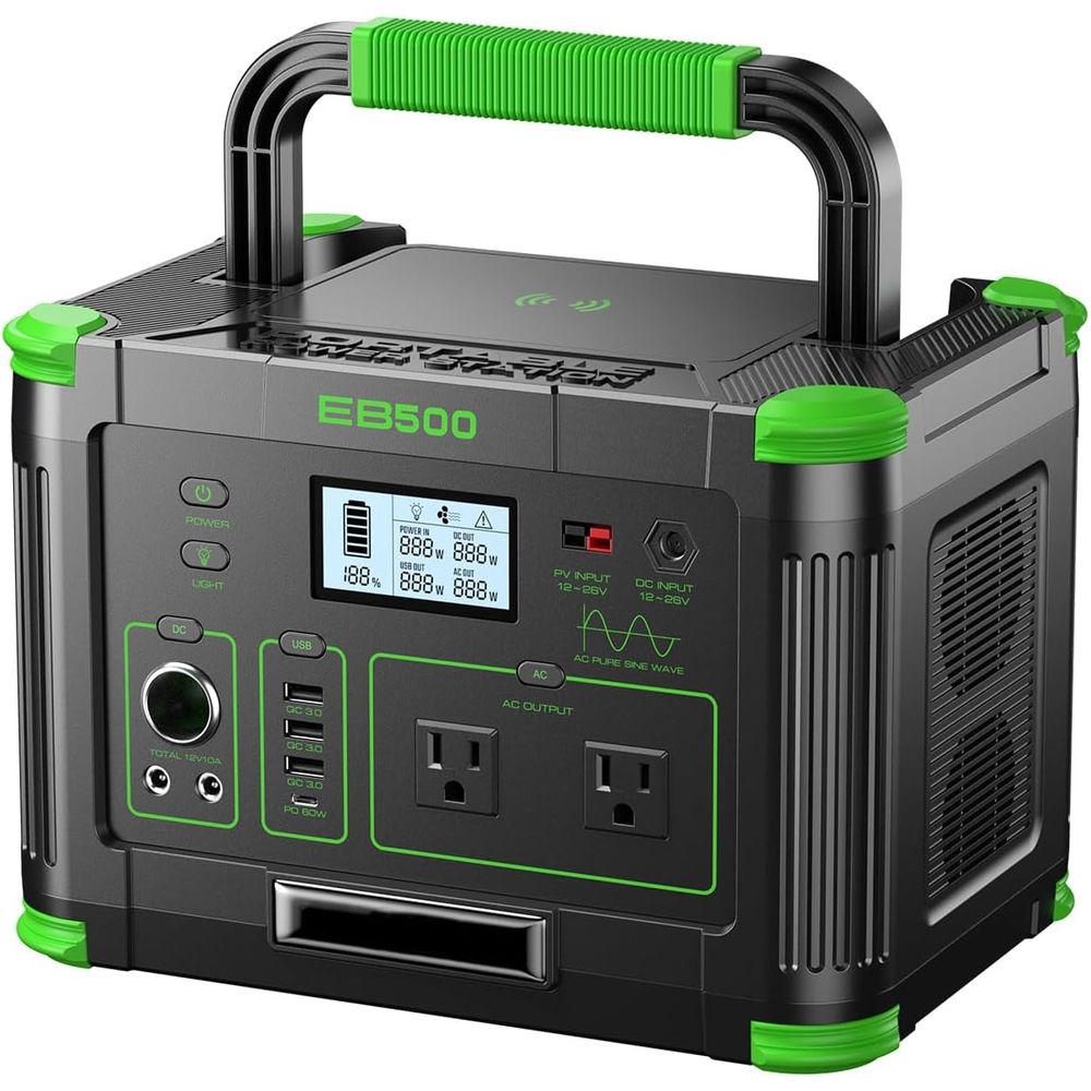 500W Portable Power Station 51 - đánh giá và giá Outdoor Power Outlet