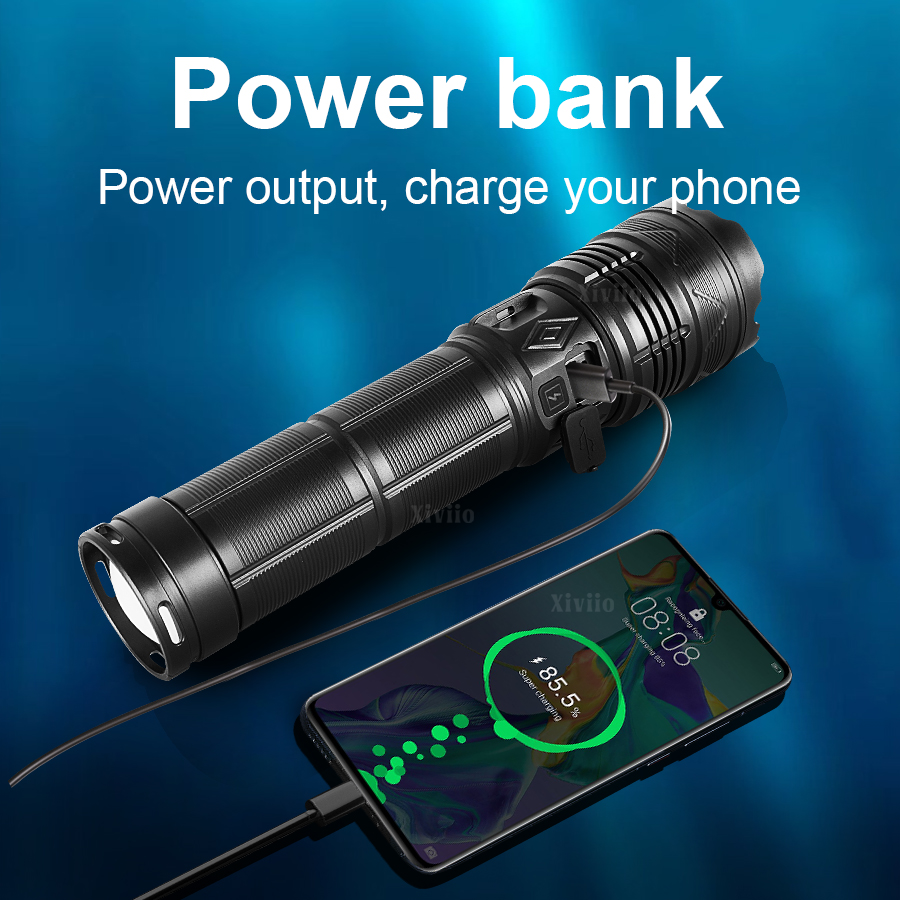 High Power Flashlight Super Bi - đánh giá và giá Outdoor Powerbank