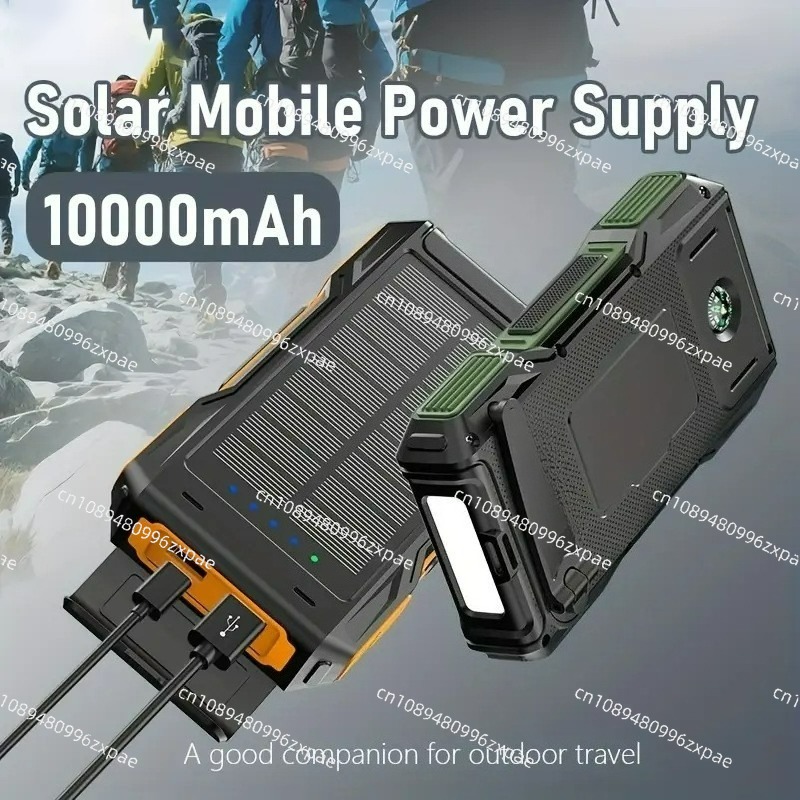 Solar Power Bank 10000mAh Hand - đánh giá và giá Outdoor Powerbank