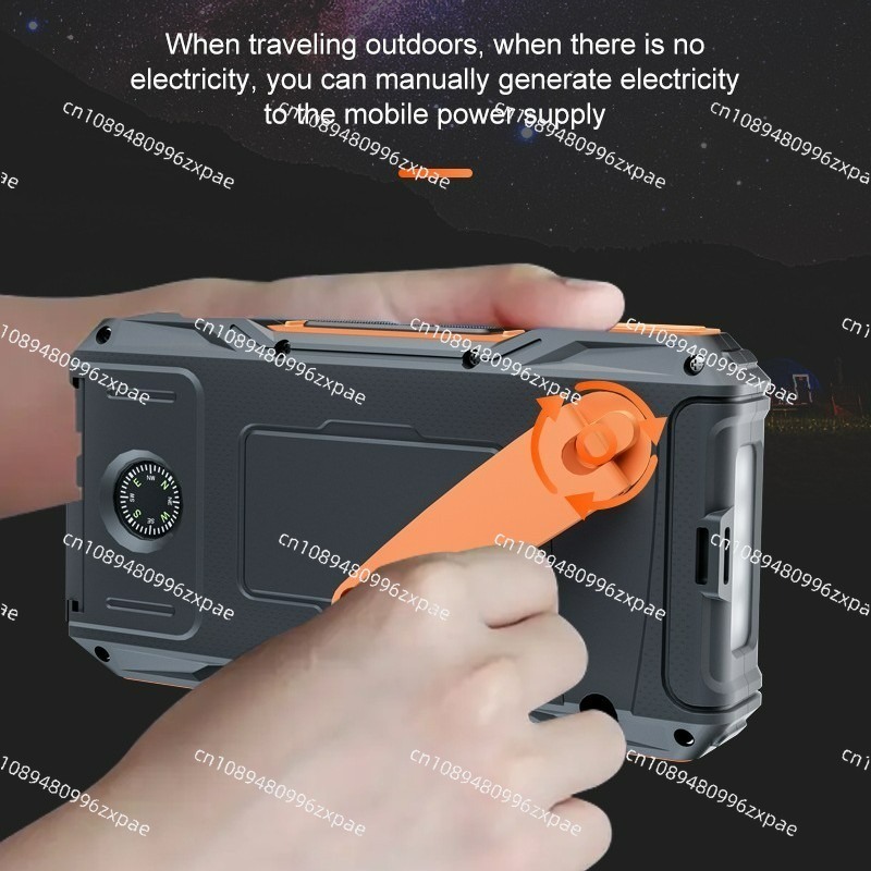 Solar Power Bank 10000mAh Hand - đánh giá và giá Outdoor Powerbank