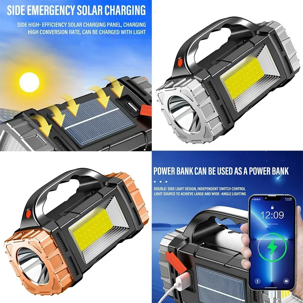 Powerful Handheld Flashlight U - đánh giá và giá Outdoor Powerbank