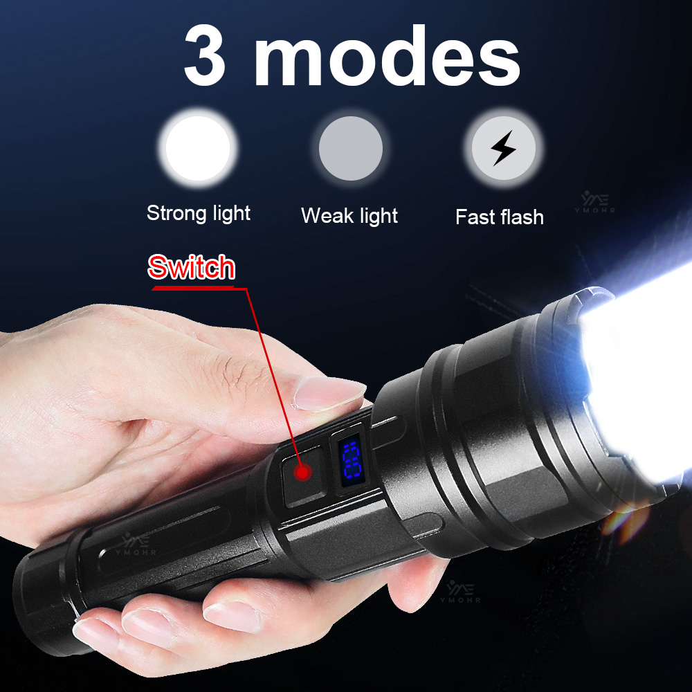 White Laser High Power Flashli - đánh giá và giá Outdoor Powerbank