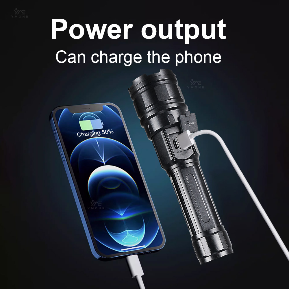 White Laser High Power Flashli - đánh giá và giá Outdoor Powerbank