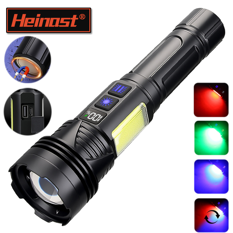 Powerful LED Handheld Flashlig - đánh giá và giá Outdoor Powerbank